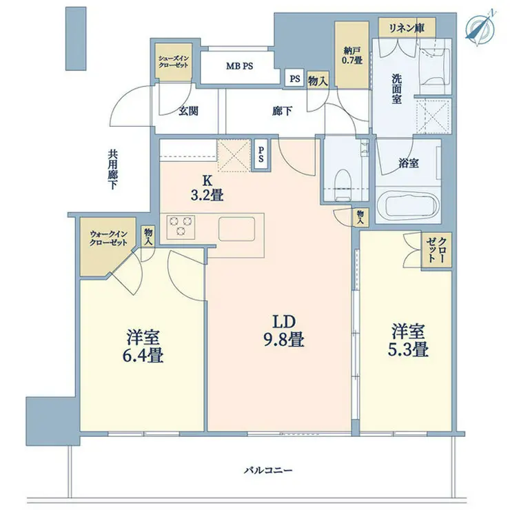 ブランズタワーみなとみらい 24階階 間取り