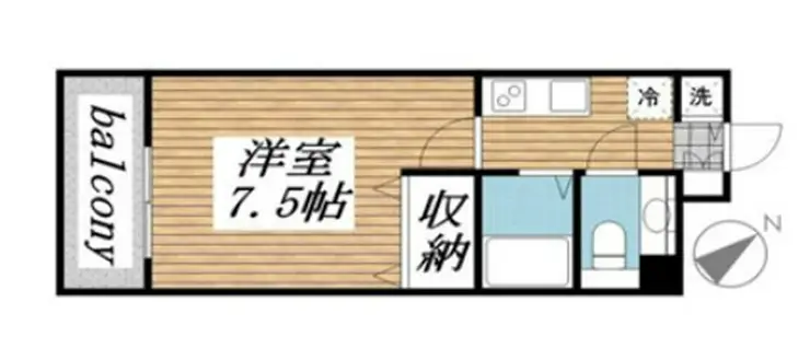 メゾン・ド・ヴィレ渋谷 10階階 間取り