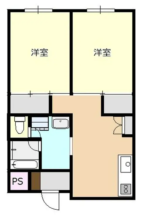 リエス栗原 2階階 間取り