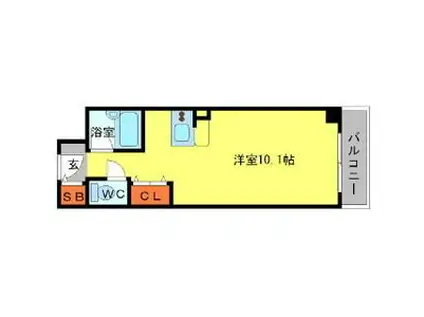 グリーンハイツ豊川I(1K/2階)の間取り写真