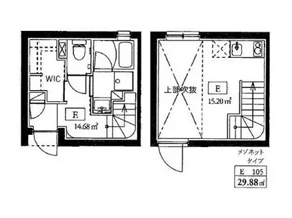 FARE西馬込(ワンルーム/1階)の間取り写真