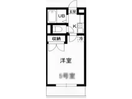 グランコンフォート本厚木(1K/3階)の間取り写真