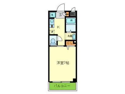 エパック昭和町(1K/3階)の間取り写真