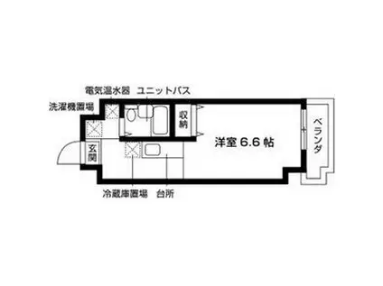 リュヴァン豊中柴原(ワンルーム/3階)の間取り写真