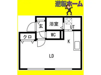 STAGEA本郷11(1K/1階)の間取り写真