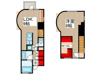グラツィオ幕張本郷(1LDK/4階)の間取り写真