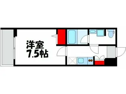 AZEST志村三丁目(1K/2階)の間取り写真