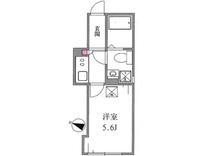 260221葛飾区高砂6丁目計画(1K/1階)の間取り写真