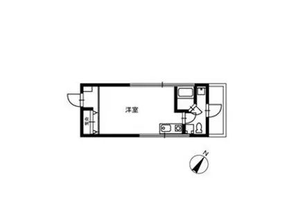 CASARAFFINATA(ワンルーム/4階)の間取り写真