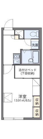 レオパレスプリマベーラ(1K/2階)の間取り写真