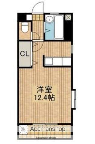 レビー丸島(ワンルーム/1階)の間取り写真
