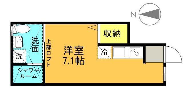 リブ プレシャス(ワンルーム/2階)の間取り写真