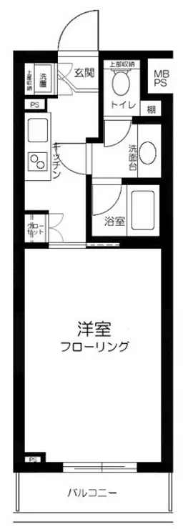 ルーブル富士見台 4階階 間取り