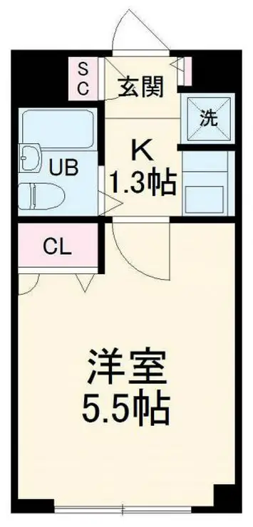 センチュリー川崎高津 1階階 間取り