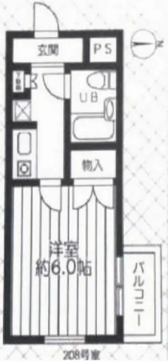 グランデール八王子 2階階 間取り