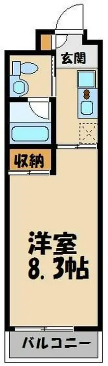 アソシエール高島平 4階階 間取り