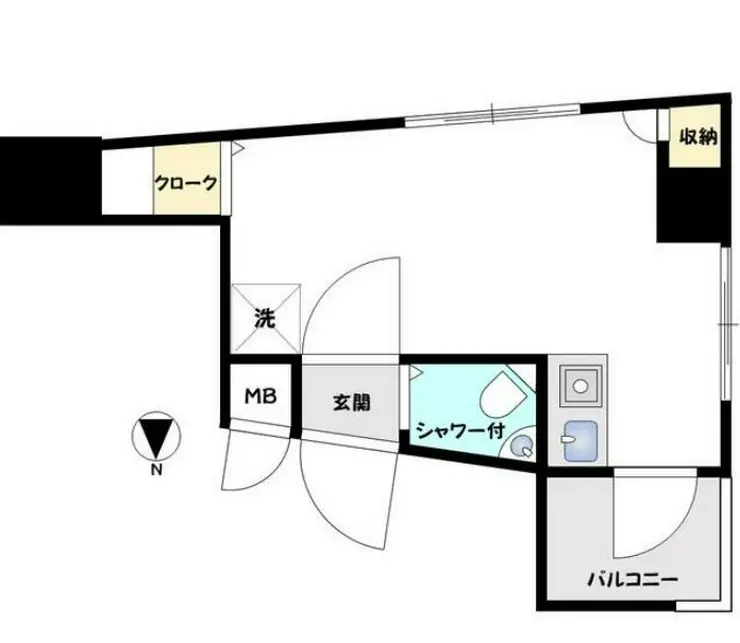 ロワール神楽坂 3階階 間取り