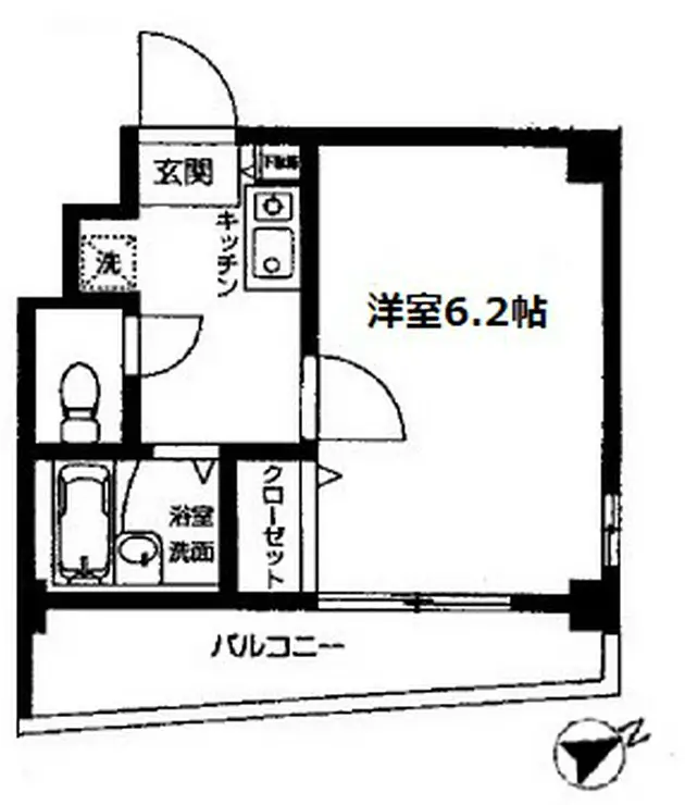 メゾン石神東池袋 1階階 間取り