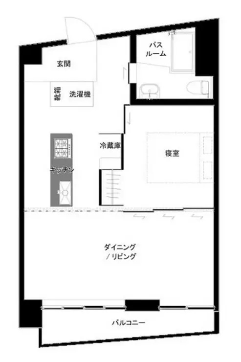 ライオンズマンション赤坂 5階階 間取り