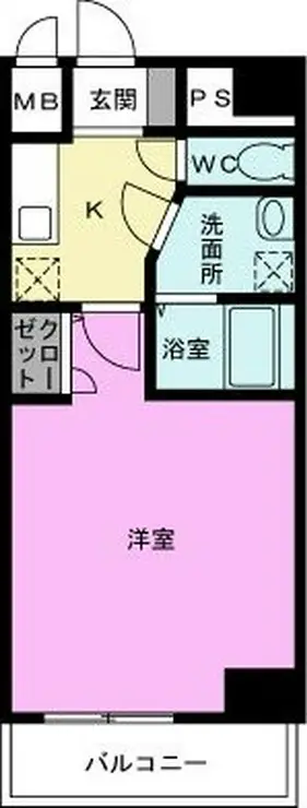 キャメロット新越谷 9階階 間取り