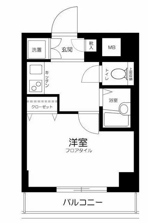 サンテミリオン飯田橋 6階階 間取り