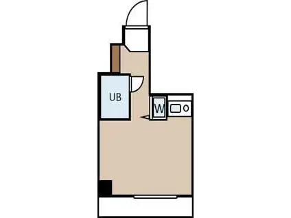 グローリア初穂大通公園(ワンルーム/3階)の間取り写真