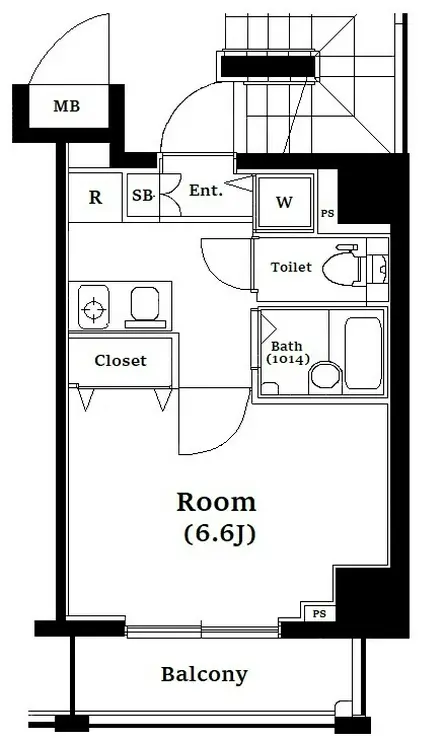 ヴォーガコルテ池袋サンテスタ 6階階 間取り