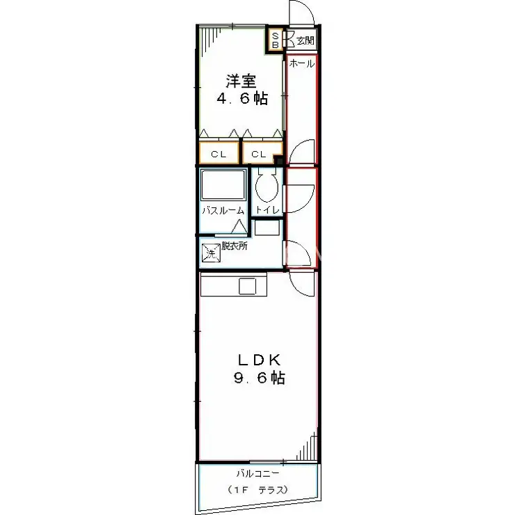 メルベーユ 2階階 間取り