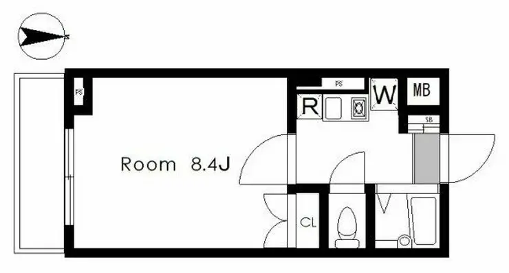 グランヴァン中野新橋 4階階 間取り