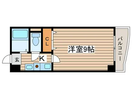 桜マンションⅡ(1K/6階)の間取り写真