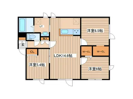 MARVELOUS TIME(3LDK/1階)の間取り写真