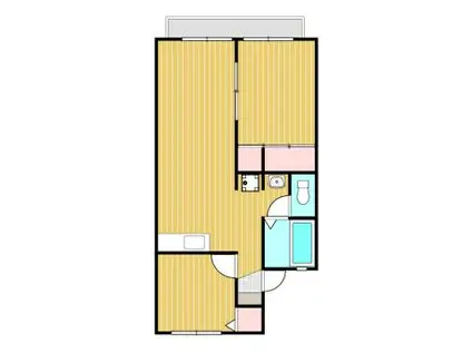 エスポワール(2LDK/2階)の間取り写真