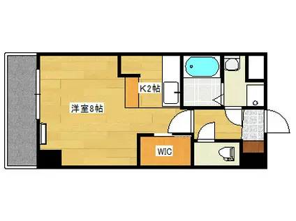 LAND・MARK KOGO(ワンルーム/6階)の間取り写真