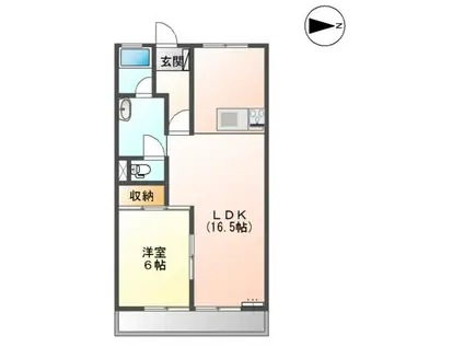 コーポセンゴウC(1LDK/1階)の間取り写真