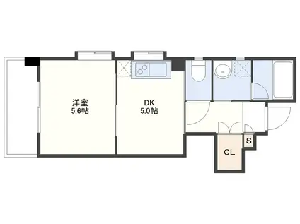 リアン-AY(1DK/7階)の間取り写真