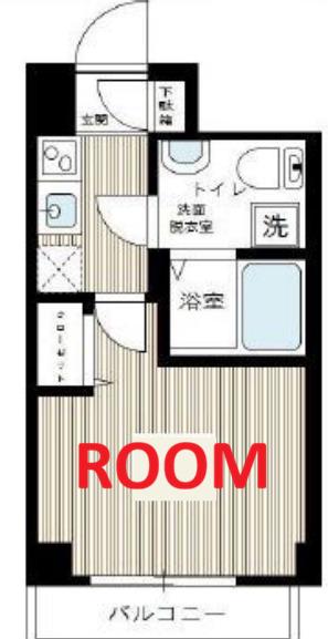 HYS YOKOHAMA LIGARE(1K/3階)の間取り写真
