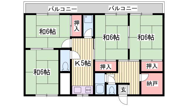 BELLA VISTA(4K/1階)の間取り写真