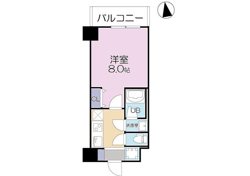 ウィル ステージ(1K/3階)の間取り写真