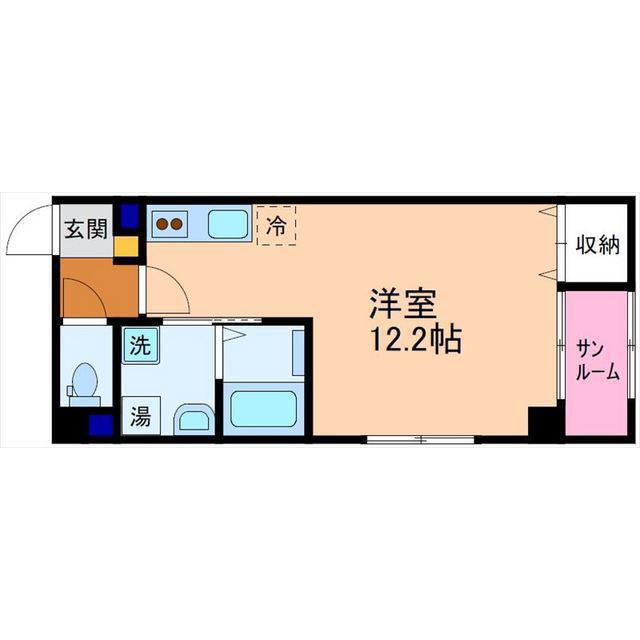 LATEST RESIDENCE V(ワンルーム/1階)の間取り写真