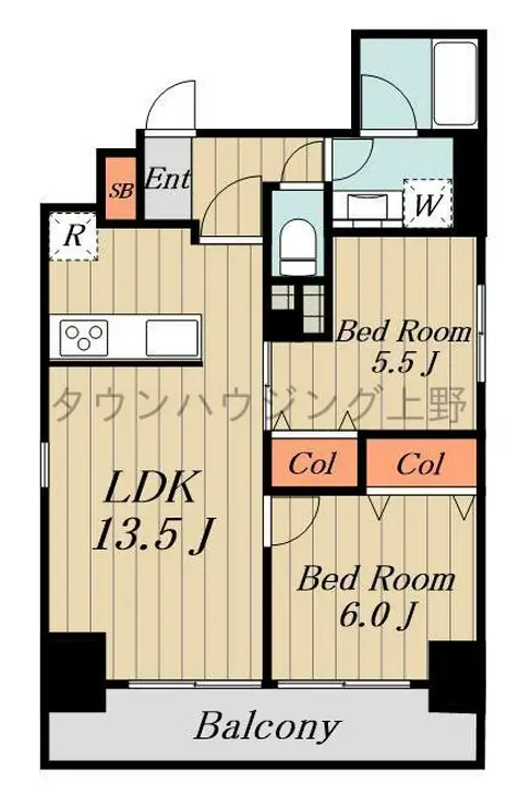 スパシエトラッド赤羽 10階階 間取り