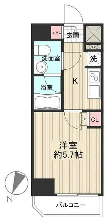 ライジングプレイス綾瀬二番館 4階階 間取り