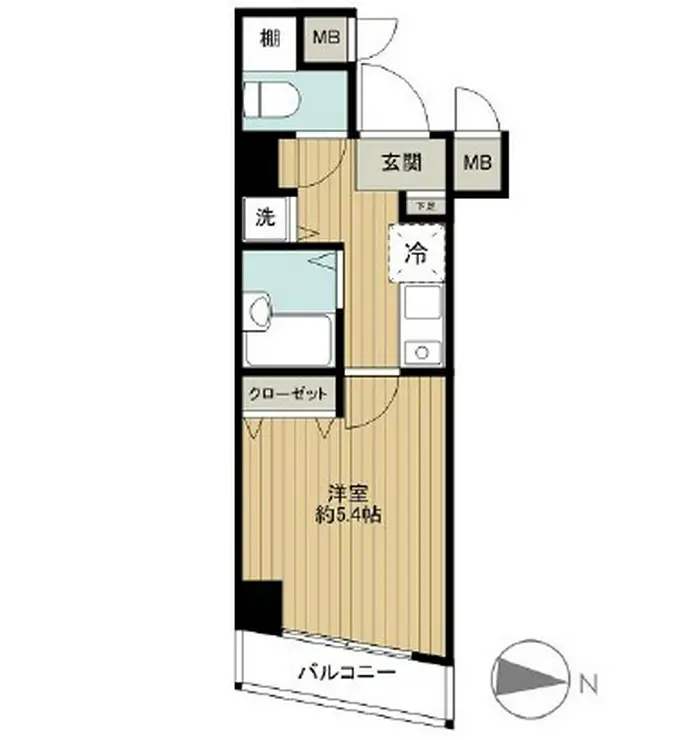 メインステージ白金高輪 3階階 間取り