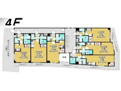 FORTITUDO四街道(ワンルーム/4階)の間取り写真