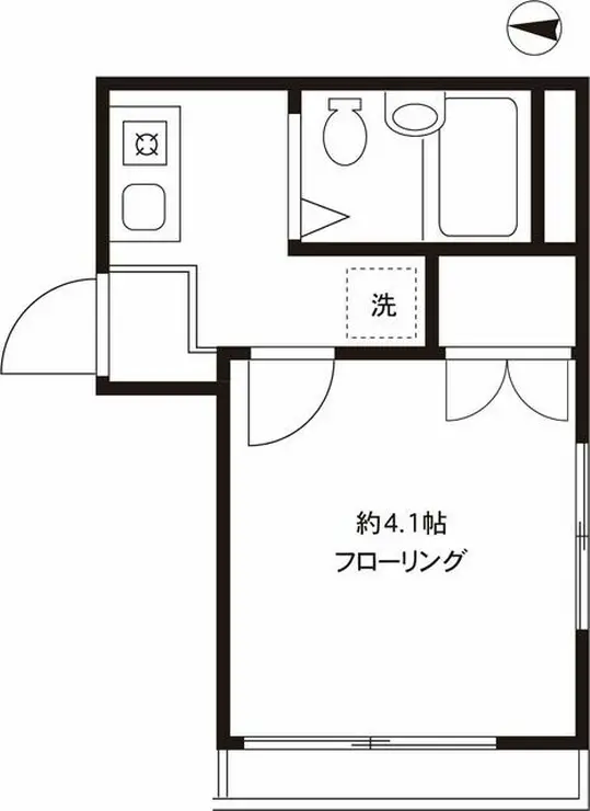 シャンテ扇橋 3階階 間取り