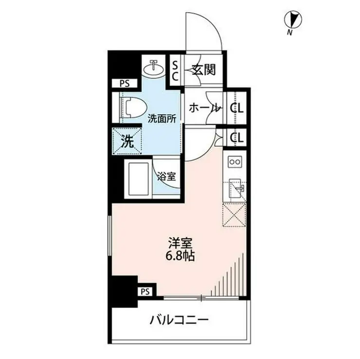 プレール・ドゥーク横濱紅葉坂 5階階 間取り