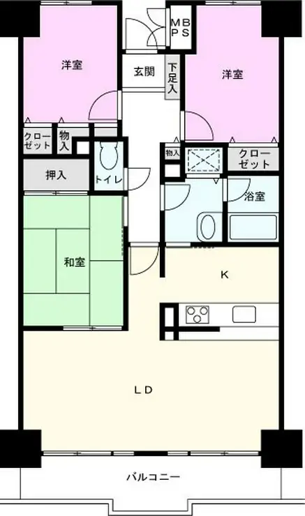 ライオンズプラザ大宮 9階階 間取り