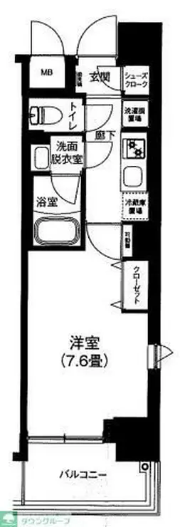 プロスタイルウェルス押上ノース アイル 9階階 間取り