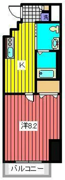 ライジングプレイス巣鴨 10階階 間取り