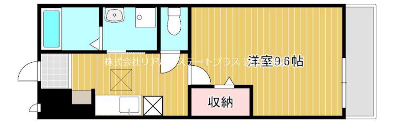 ASAHI TARNAL(1K/1階)の間取り写真