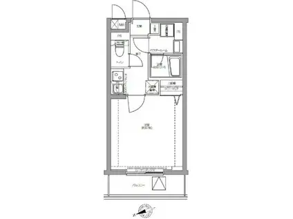 パティーナ練馬平和台(1K/1階)の間取り写真